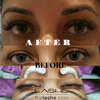 Eyelash extensions before and after14